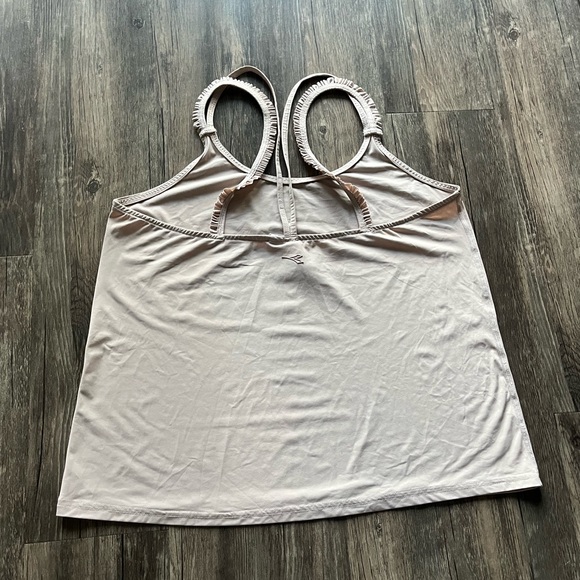 NWOT Diadora Nude Strappy Tank Top with Ruffle Details Sz M - Picture 5 of 5